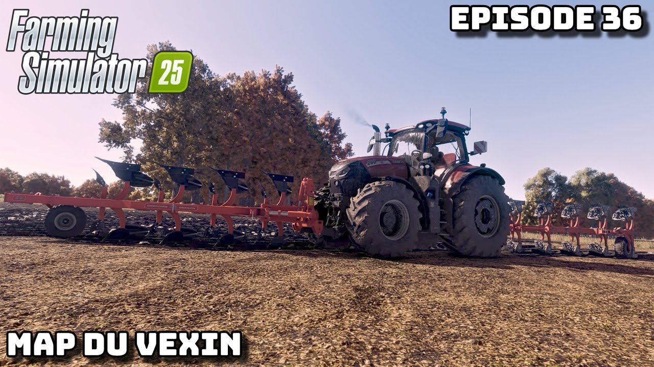 👉 НОВЫЙ НАБОР ПЛУГА ДЛЯ ВСПАХИВАНИЯ И РАЗДАВЛИВАНИЯ СЛАЙМА! 🚜🌾💪 | Эпизод 36 | FS25