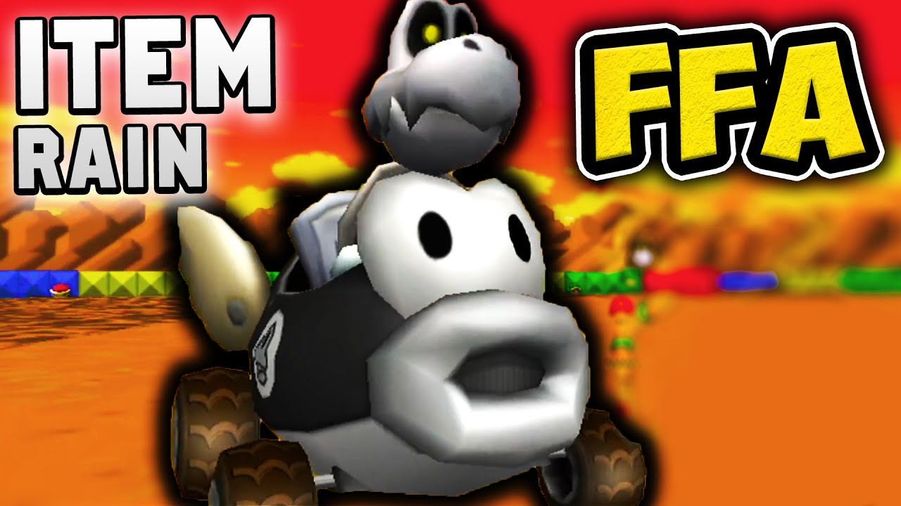 Mario Kart Wii - ITEM RAIN Kart-Only FFA (Cheep Charger Gameplay)