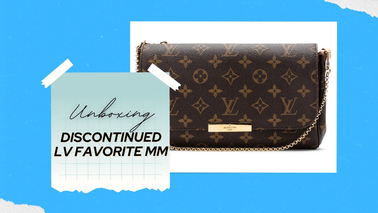 UNBOXING LOUIS VUITTON DISCONTINUED FAVORITE MM