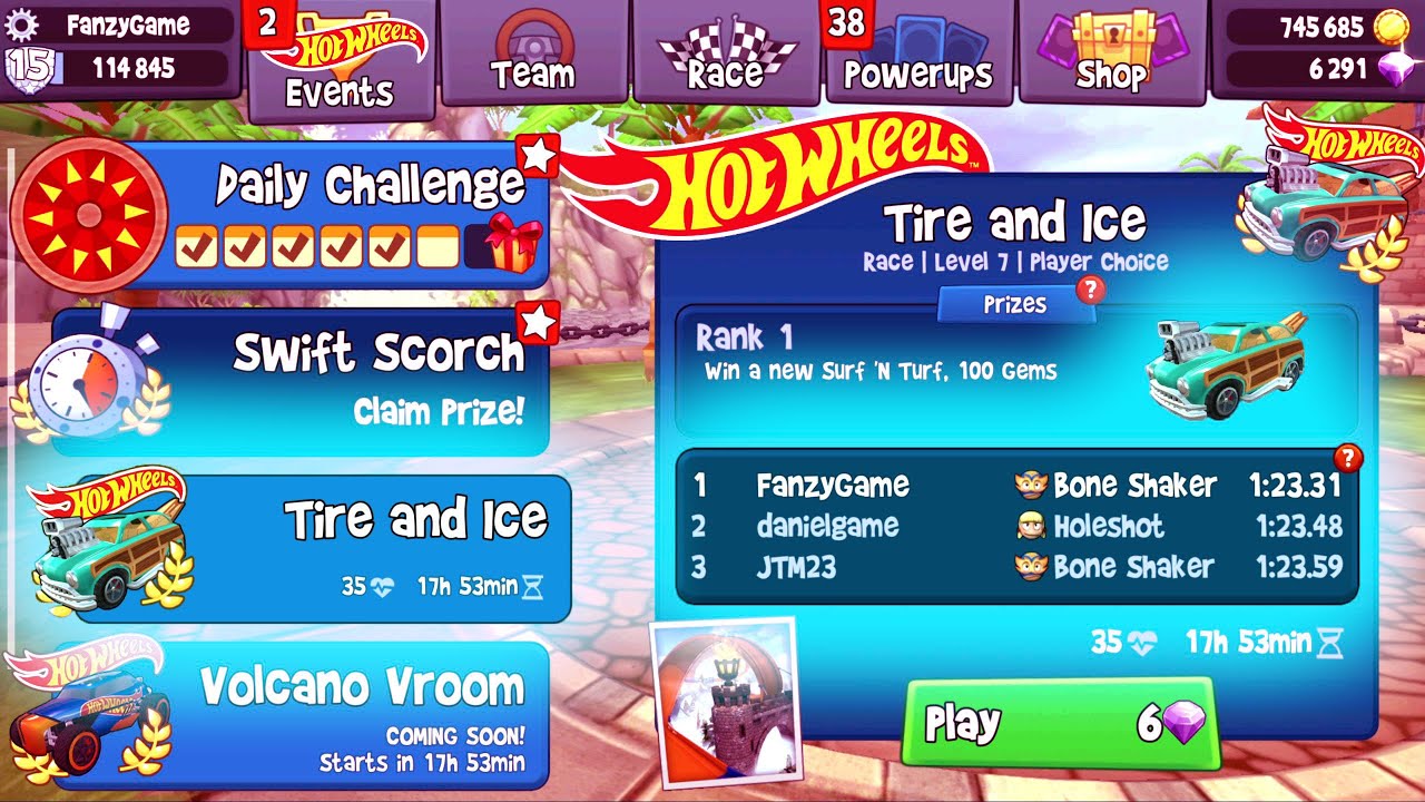 Surf 'N Turf Hot Wheels Tournament - Beach Buggy Racing 2