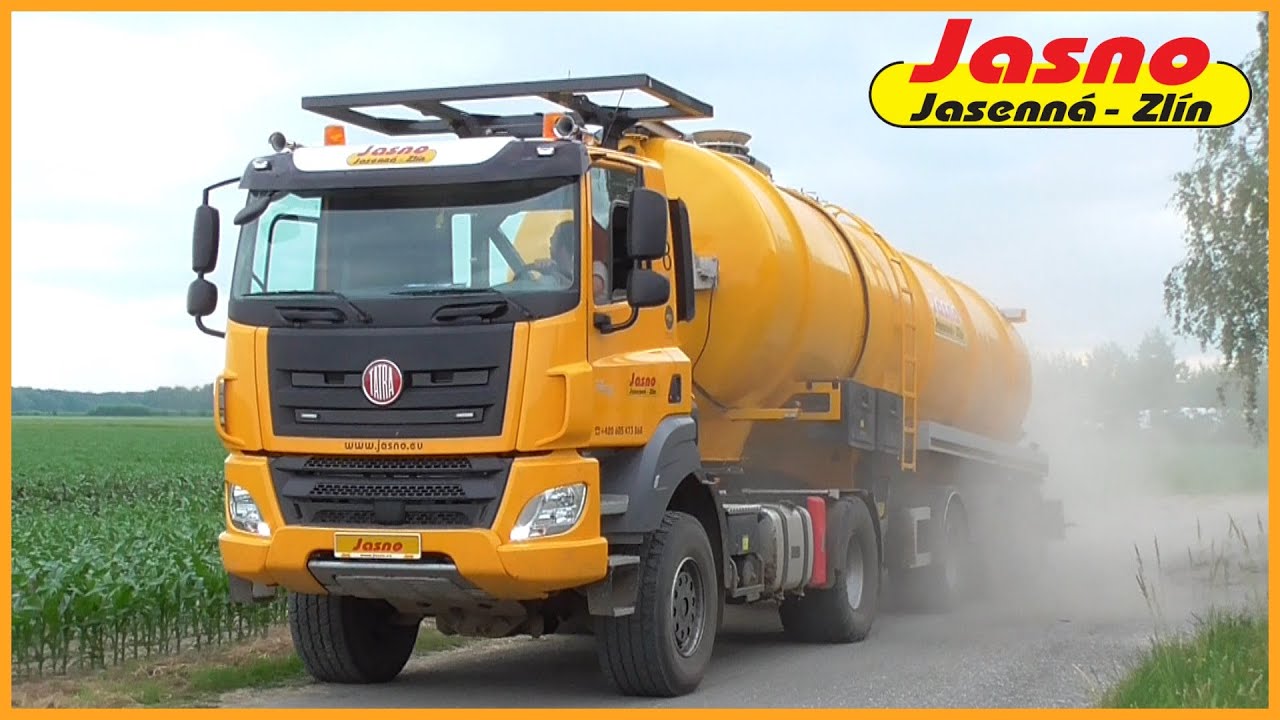 Aplikace Digestátu | Jasno Jasenná Zlín | Holmer Terra Variant 585 + 3x Tatra Phoenix