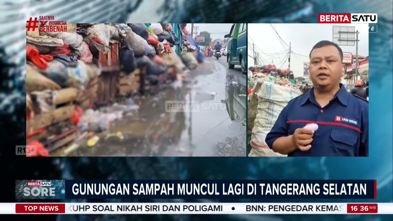 Masalah Sampah di Kota Tangsel Tidak Kunjung Selesai #Beritasatu