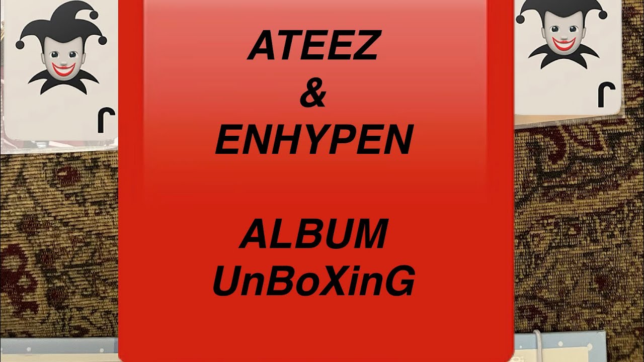Ateez & Enhypen UNBOXING!