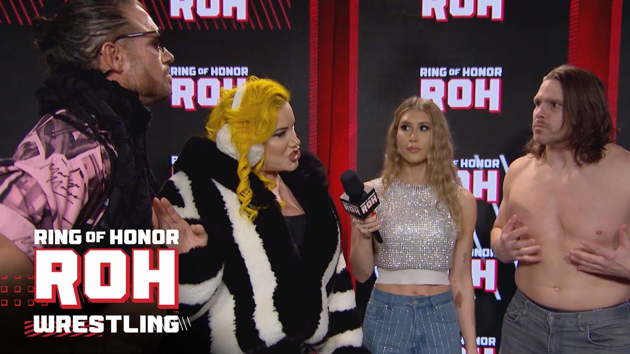 Dalton Castle gets Face-To-Face with Taya Valkyrie & Johnny TV! | ROH TV 12/09/23