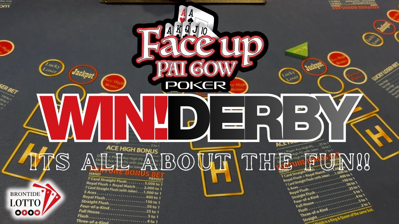 MORE FUN AT THE #PAIGOW #POKER TABLE WITH PAUL AT WIN! DERBY!