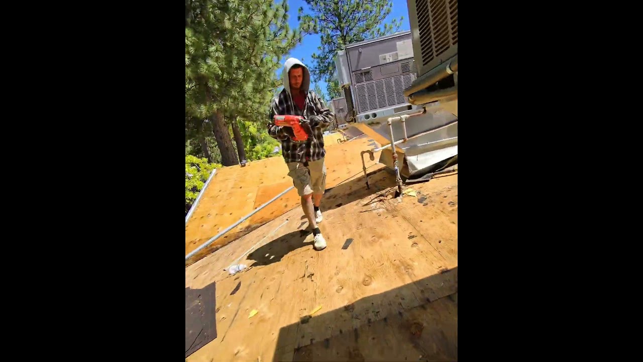 How to replace plywood roof deck for future install of shingles with underlayment M18 Tools ONLY