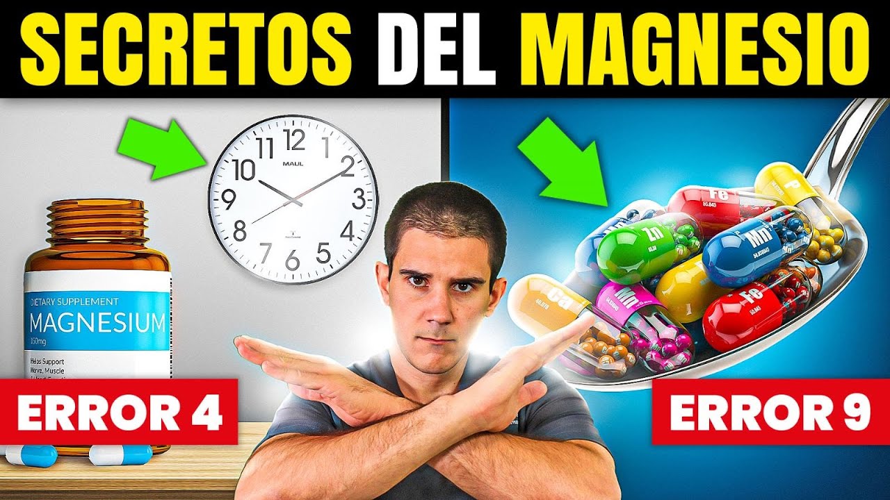 &iexcl;10 ERRORES MAGNESIO!⚠️❌[REVELADO C&oacute;mo tomar MAGNESIO CORRECTAMENTE]✅