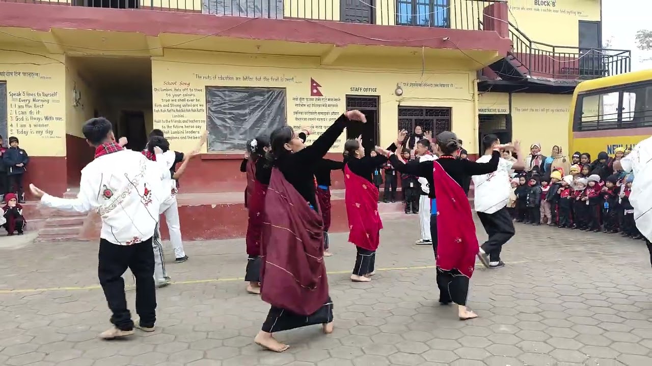 Happy Losar 2082. Dance performed by students of Class 8, 9 and 10#viral