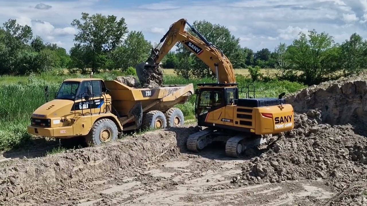 EXCAVATOR SANY 215 RECENSIONE MACCHINA DOPO UN ANNO DI LAVORO