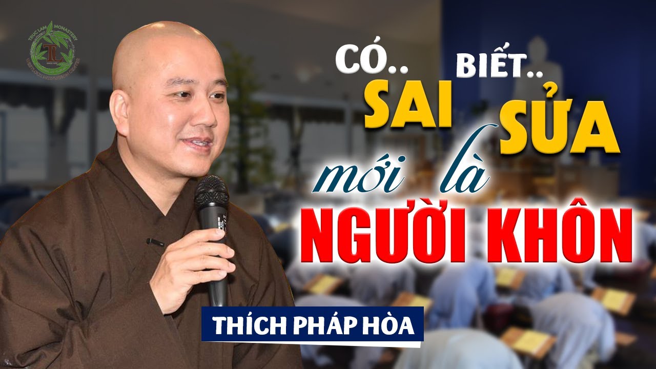 Lỗi lầm ai cũng có, biết sai mà sửa mới là người khôn - Vấn đáp Thầy Thích Pháp Hòa (tuyệt hay)