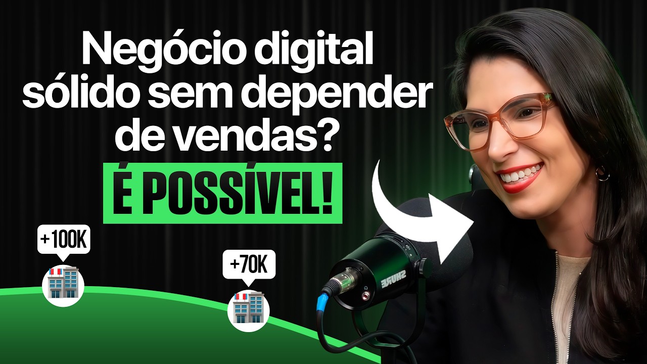 Como Construir um Neg&oacute;cio Digital S&oacute;lido Sem Depender de Vendas | Cris Franklin - Kiwicast #554