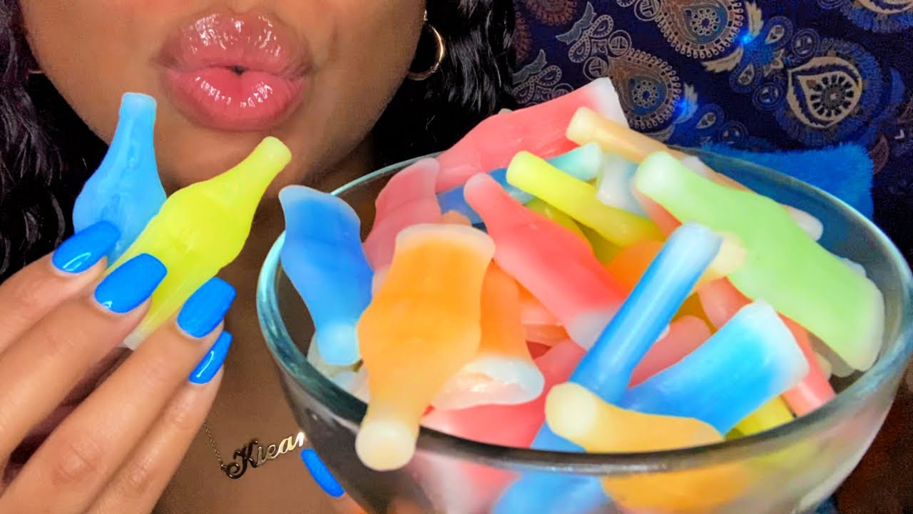 ASMR | Frozen Nik-L-Nips Wax Bottles🥶