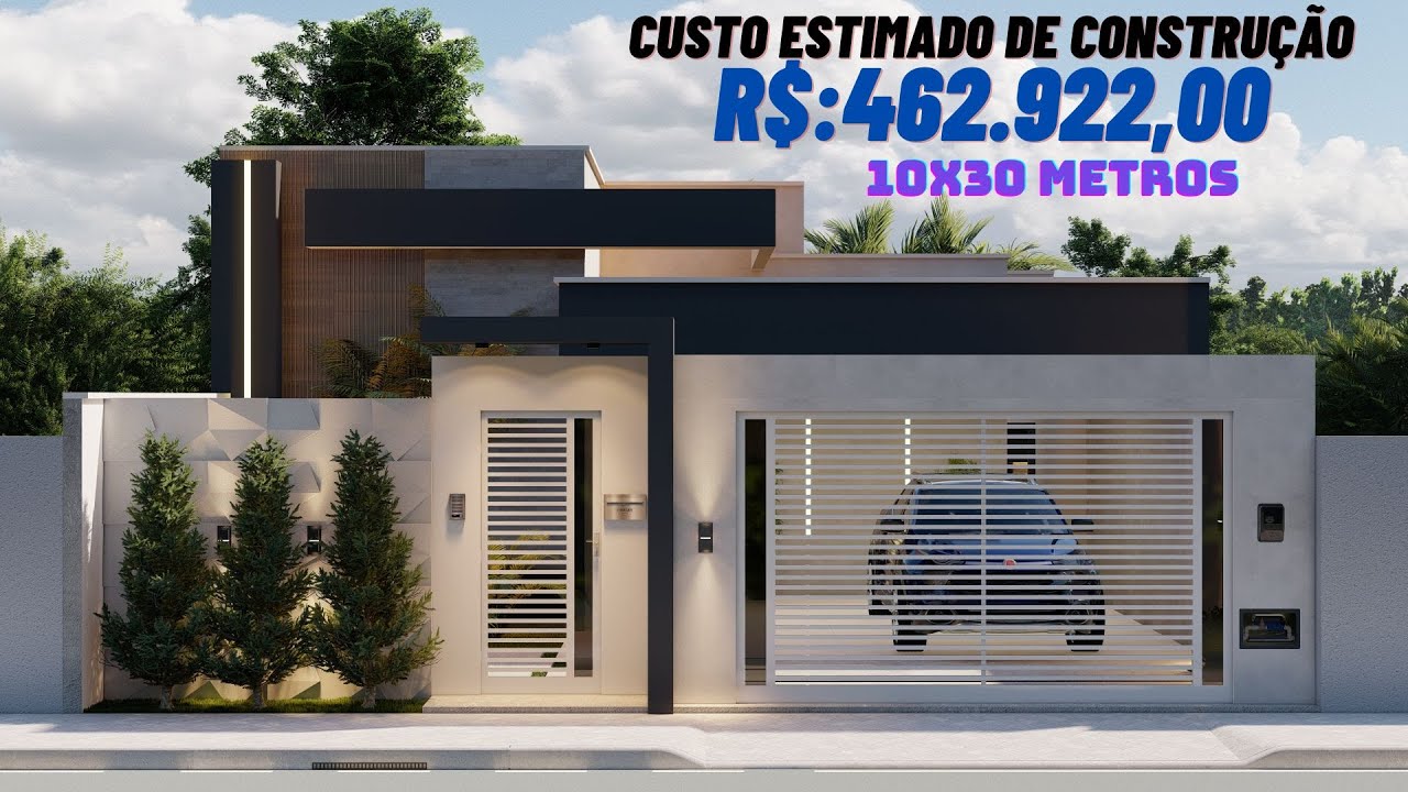 Voc&ecirc; N&atilde;o Vai Acreditar no Que Esta Casa de 3 Quartos Faz em Apenas 10x30 Metros!