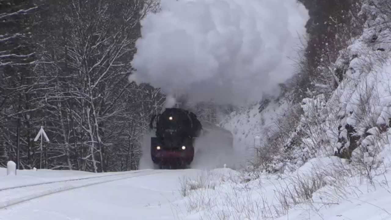 Winterdampf im Thüringer Wald