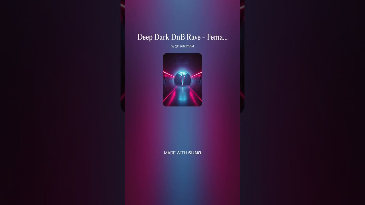 Deep Dark DnB Rave  - Female Jagged