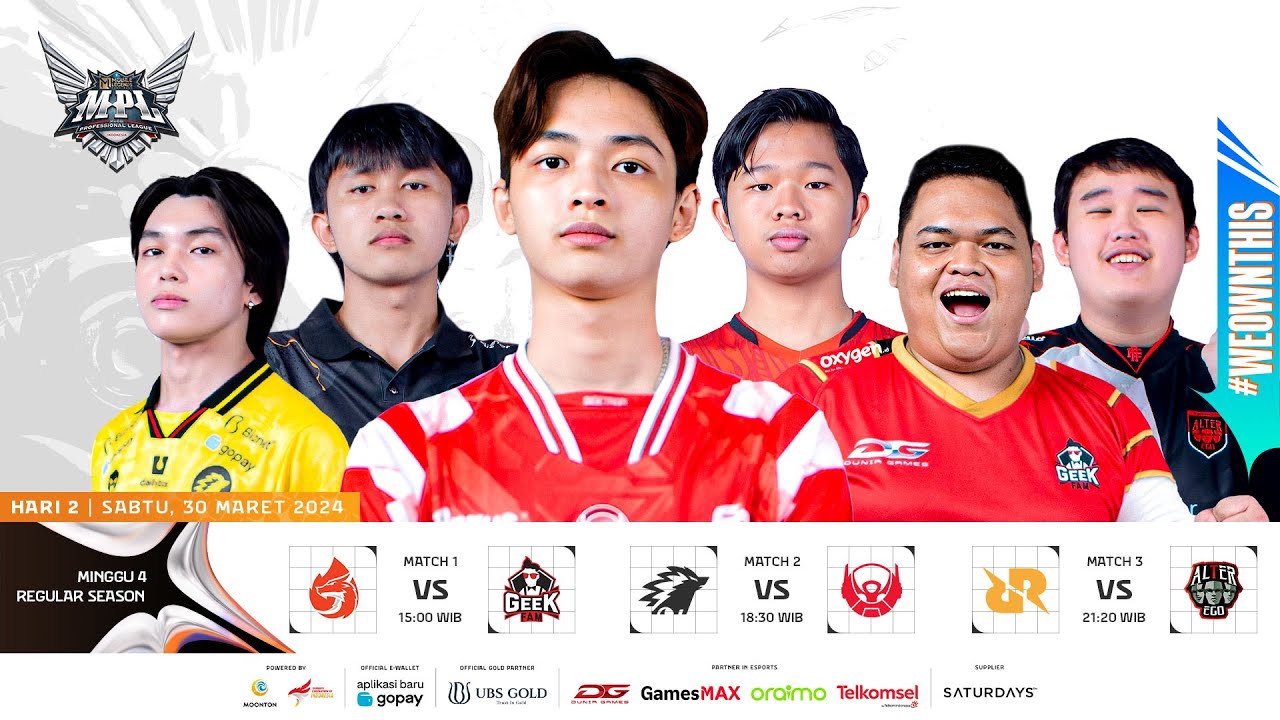 🔴 LIVE | MPL ID S13 | Regular Season | Hari 2 Minggu 4