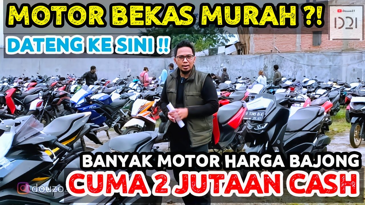 GUDANG LELANGAN MOTOR BEKAS MURAN MULAI 2 JUTAAN CASH GAK PAKE KREDIT DI JAKSEL