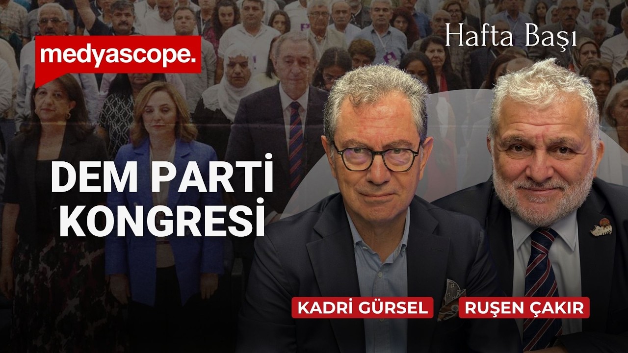 &Ouml;nce G&ouml;k&ccedil;ek, ardından Davutoğlu | DEM Parti kongresi | Hafta Başı #CANLI