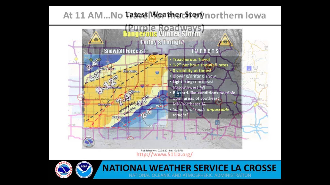 Groundhog Day Winter Storm Update
