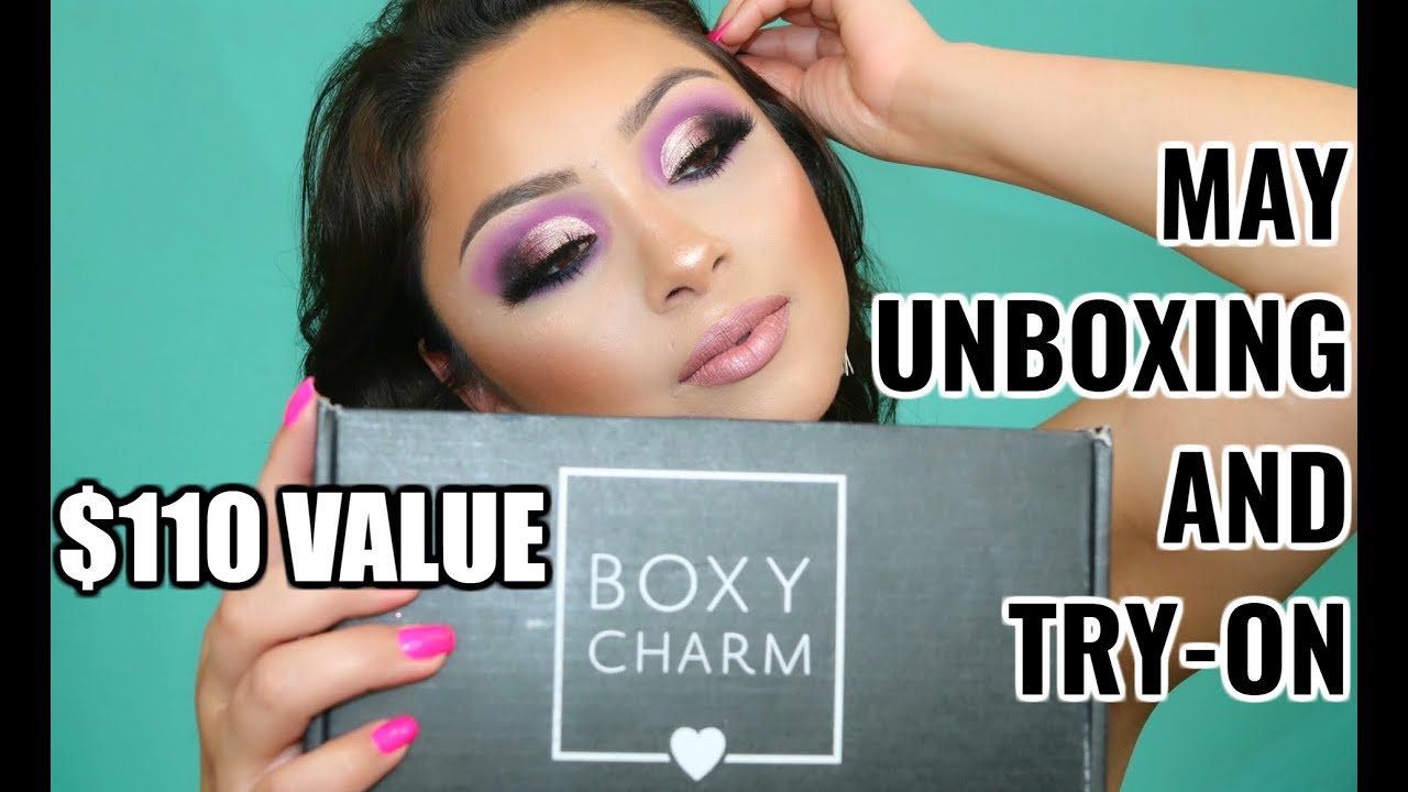 MAY BOXYCHARM UNBOXING, TRY ON & REVIEW 2019