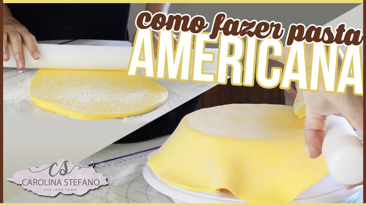 PASTA AMERICANA | FONDANT | DECORAÇÃO PARA BOLOS E DOCES