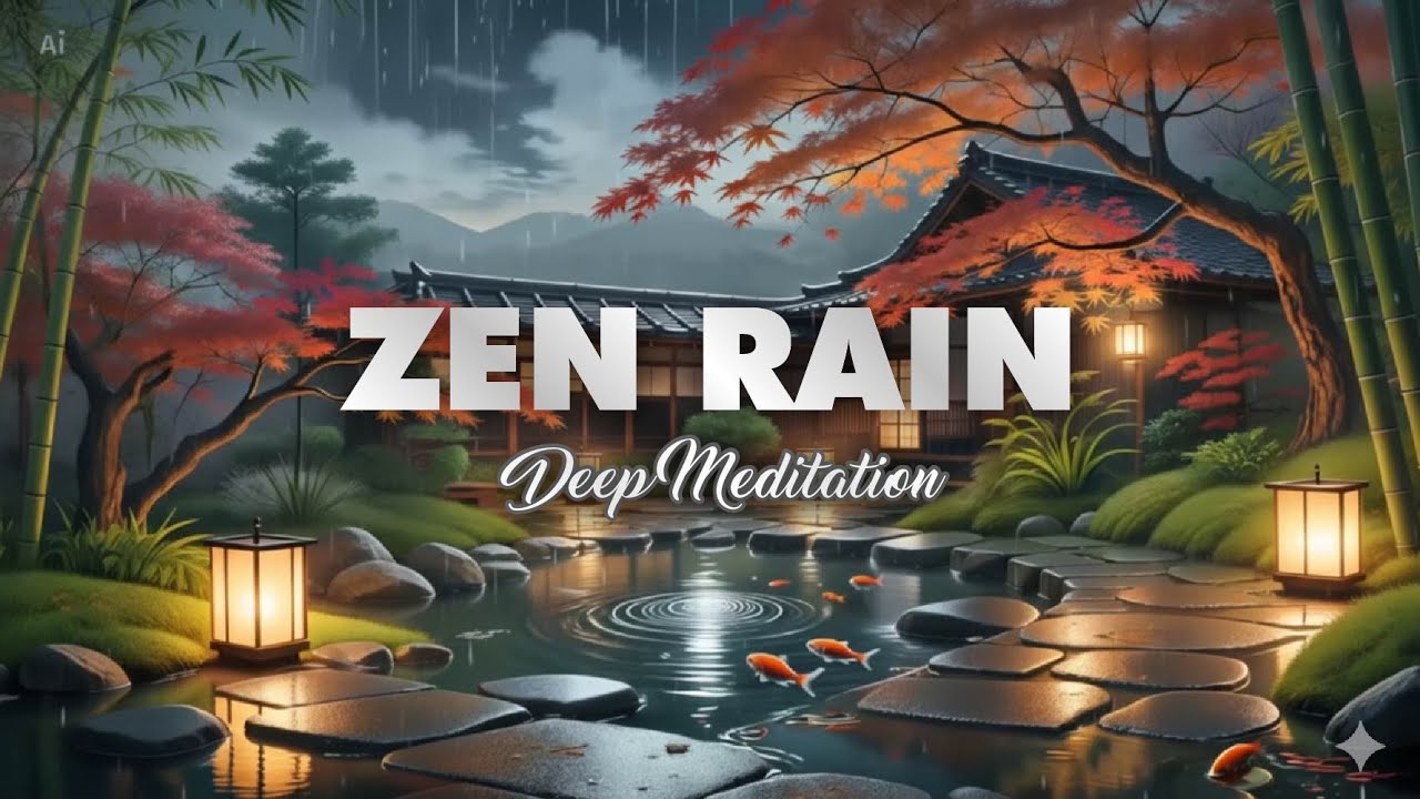 Zen Garden Rain for Deep Meditation & Stress Relief — Calm Rain Ambience