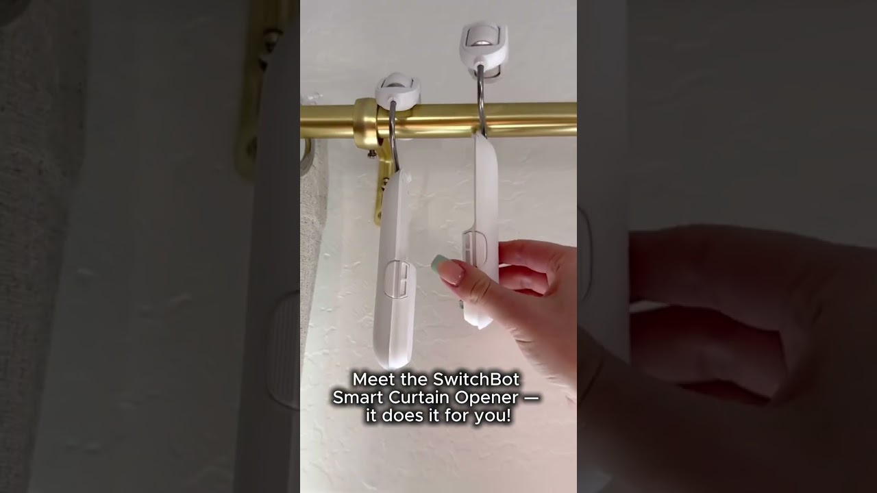 Wake Up to Sunshine ☀️ | SwitchBot Smart Curtain Opener | Hands-Free, App-Controlled Comfort