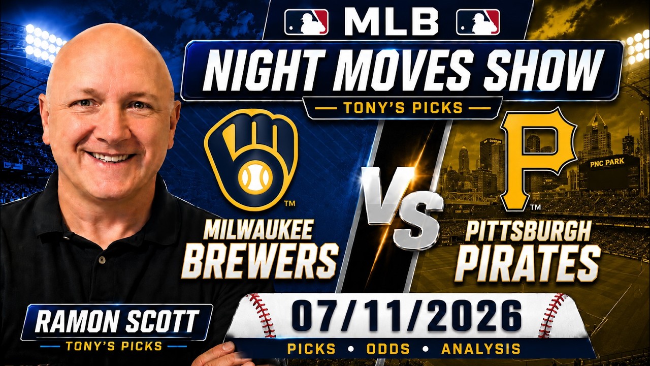 Brewers против Pirates: Игра 1, коэффициенты и прогнозы на MLB, 11.07.26 | Night Moves Show