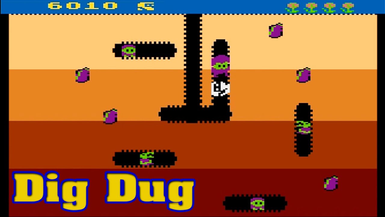 Atari XL/XE - Dig Dug [1982]