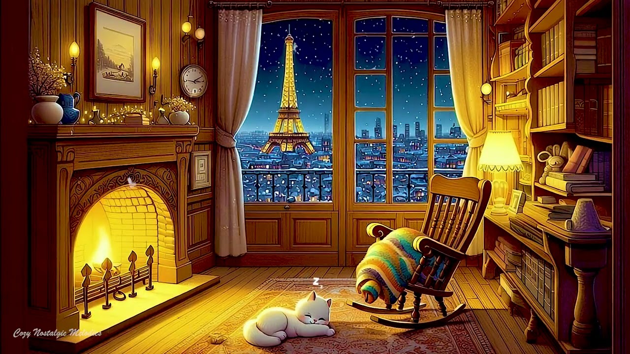 oldies playing in another room at 2 a.m. on a quiet paris night, 1940s