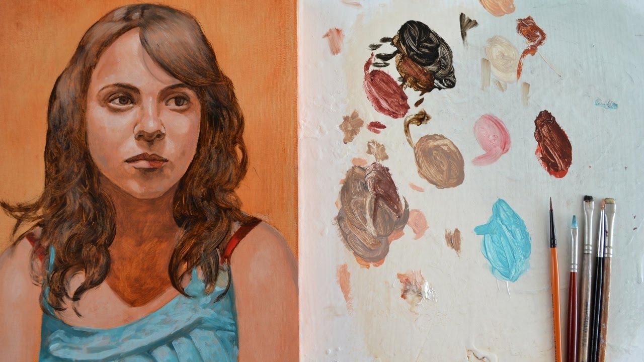 Pintar con veladuras 1. Retrato. Técnica grandes maestros. Curso de pintura.
