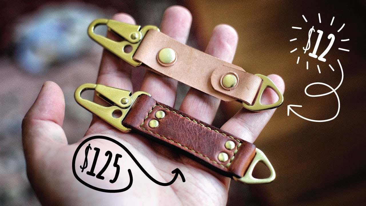HI // LOW - Milspec Leather Key Tag Production (EDC)