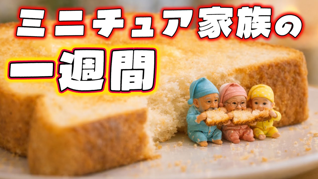 ミニチュア家族の一週間#ミニチュア #おじさん #ジョージ