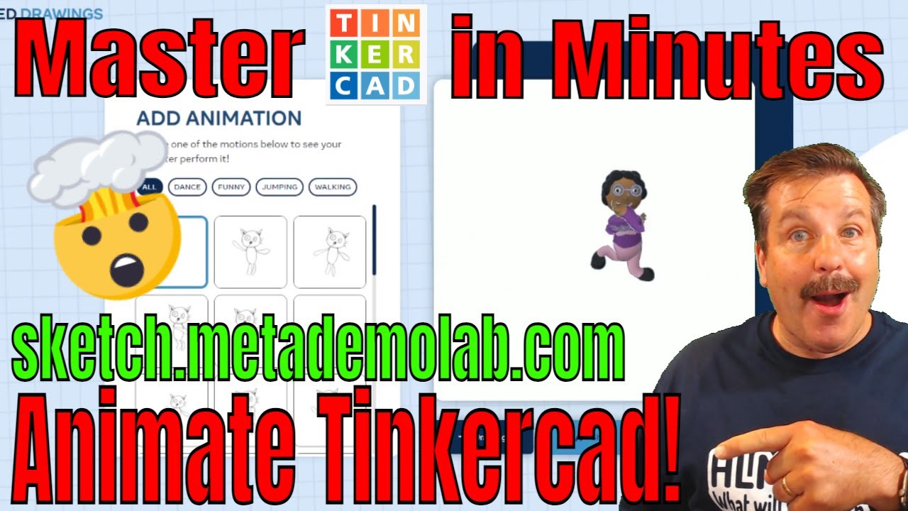 Animate Tinkercad Characters with sketch.metademolab.com in Minutes