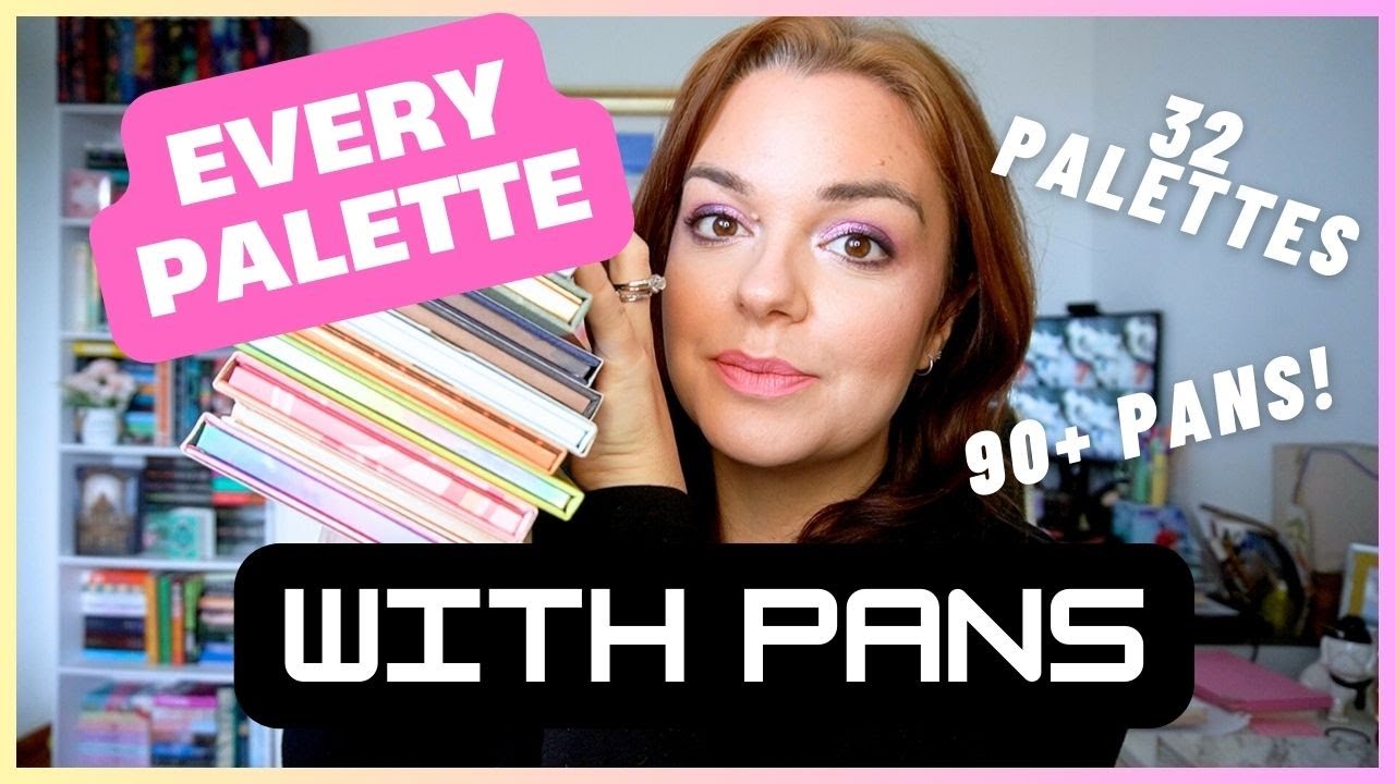 All the palettes I've hit pan on! | 90+ eyeshadows! #makeupcollection #eyeshadowcollection