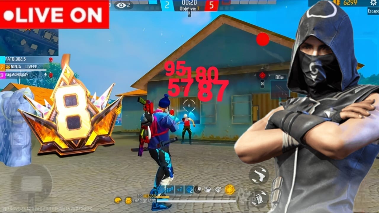 FREE FIRE AO VIVO - JOGANDO COM INSCRITOS - FF LIVE