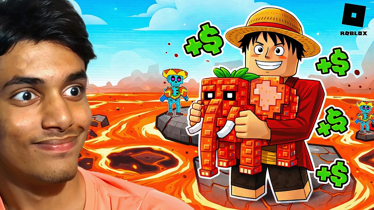 I Survived Lava to Get BRAINROTS! 🔥💀