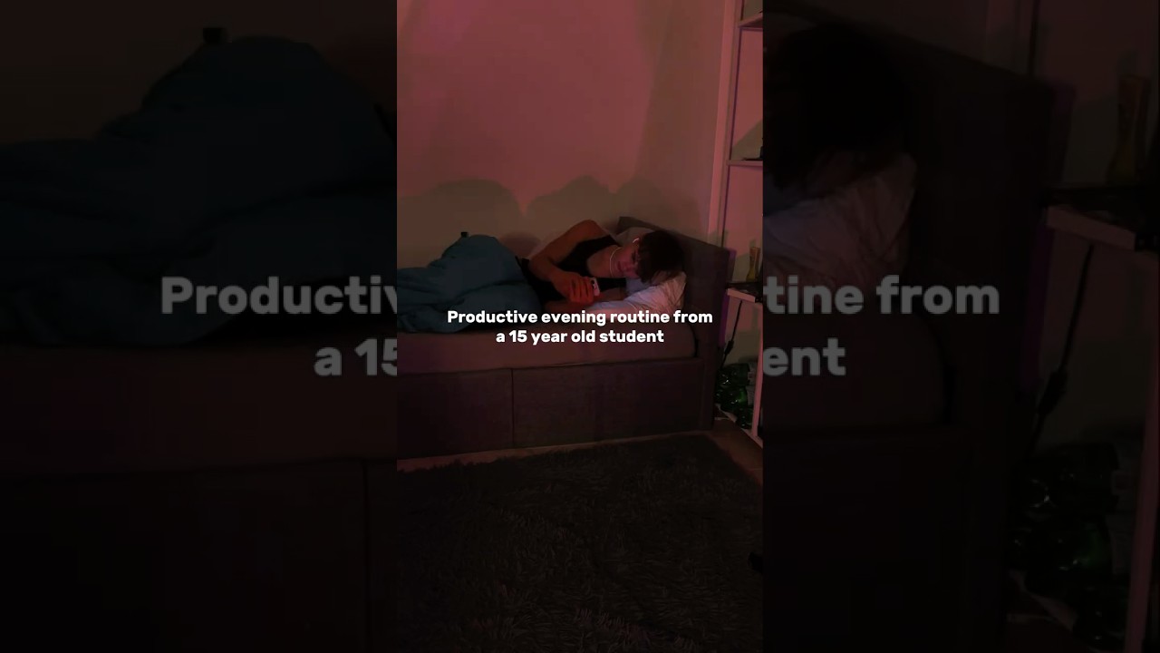 My productive evening routine as a 16 year old student
