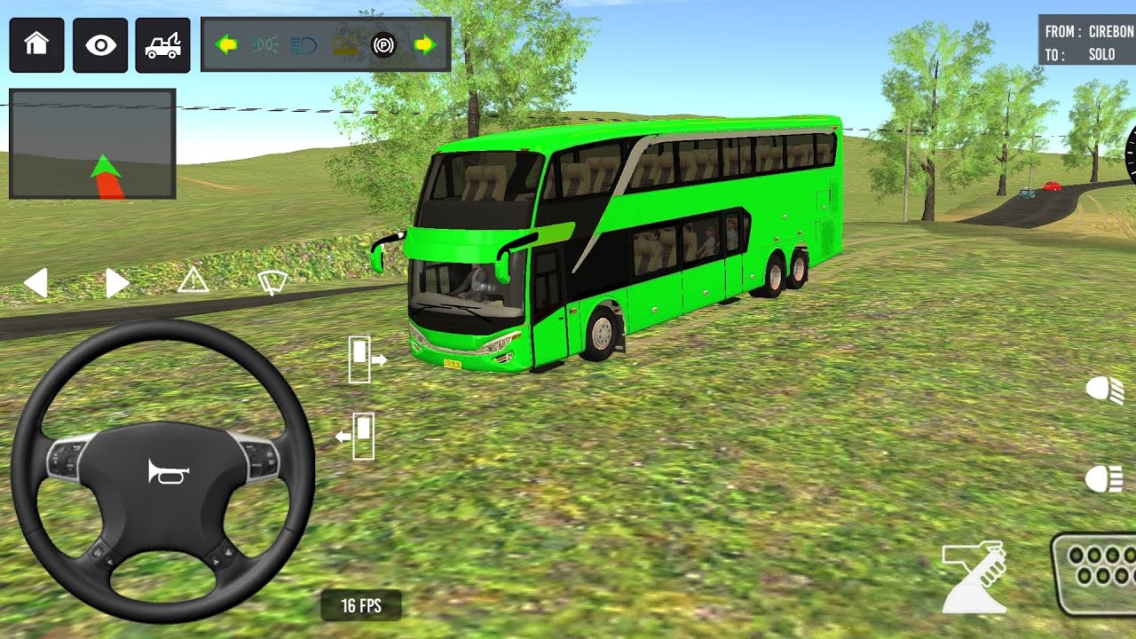 😲💥Bus simulator indonesia ll🤪 new bus simulator indonesia lleuro coach bus #new​  #simulator​ #games