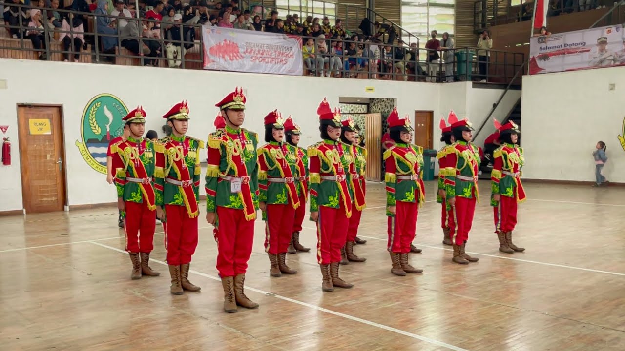 MERINDING! PASKIBRA SMPN 14 KOTA CIMAHI LKBB KAPOLRESTABES BANDUNG 2025