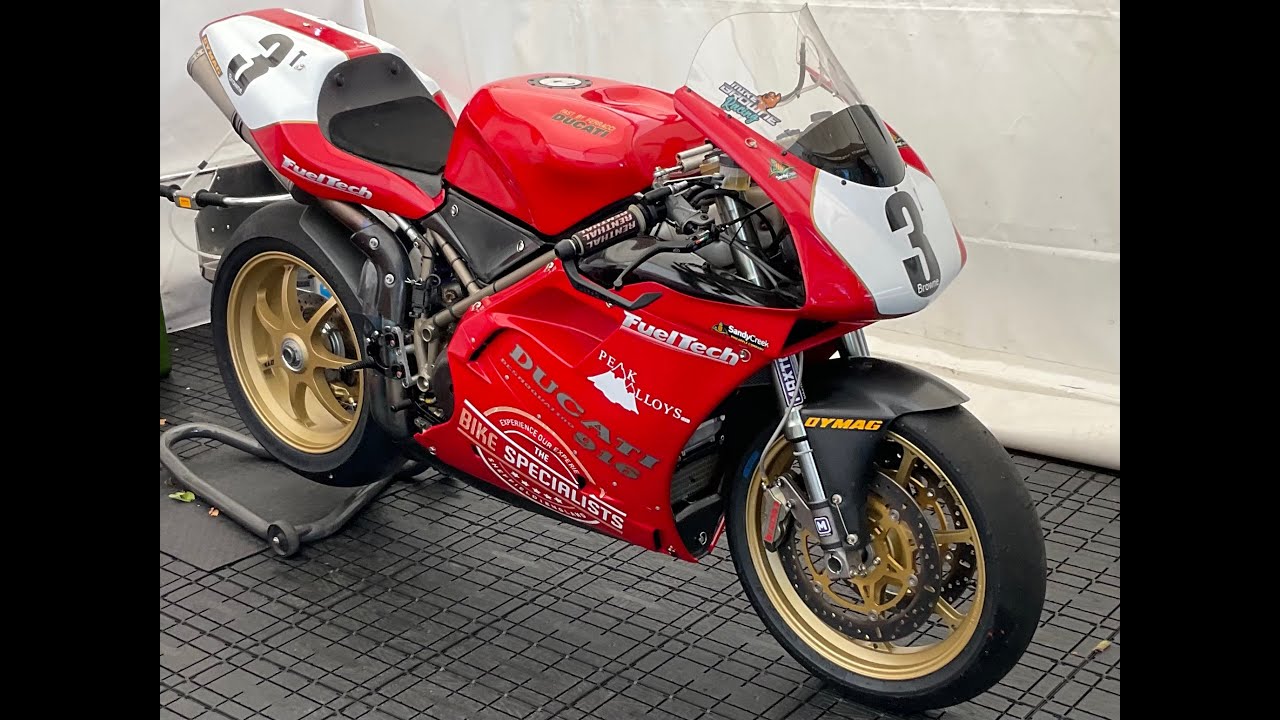 Manx Grand Prix 2024 | Mike Brown’s Ducati 916 Dyno Session. Great Sound