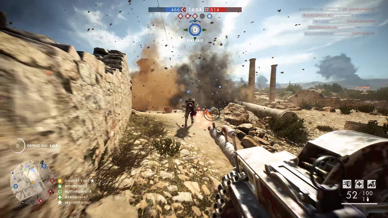 Battlefield 1: Conquest Gameplay [4K]