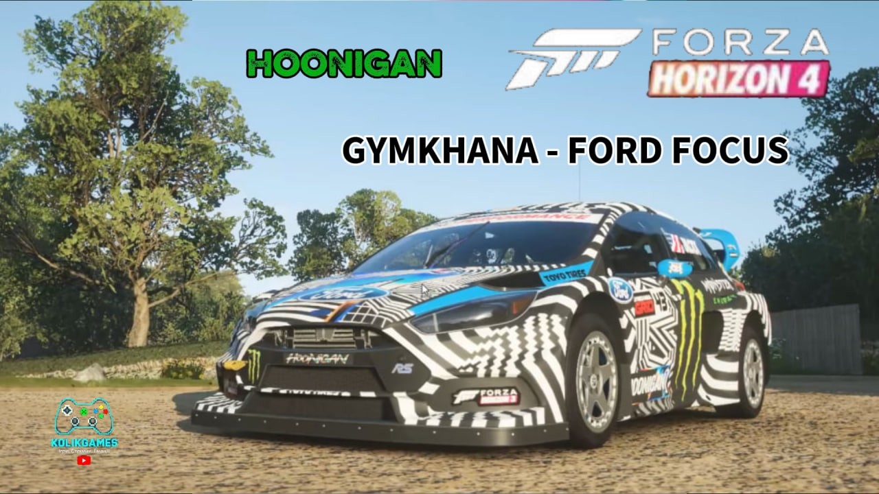 GYMKHANA FORD FOCUS - FORZA HORIZON 4 Тест драйв | ВЕСНА | ULTRA GRAPHICS |