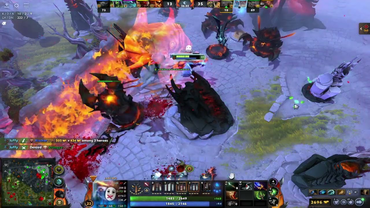 jakiro destroying sf mid