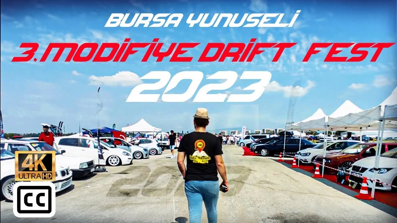 Фестиваль модифицированных автомобилей и дрифта в Бурсе в Турции 2023