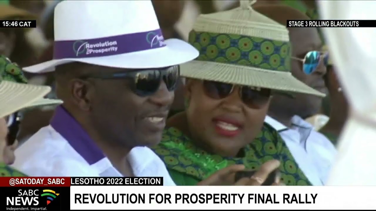 Lesotho Elections l Revolution for Prosperity party host final rally