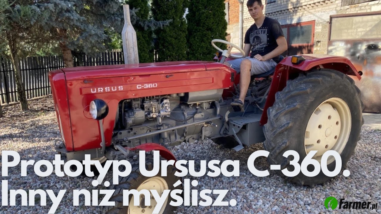 Prototypowy Ursus C-360. Szkoda że pozostał w fazie prototypu