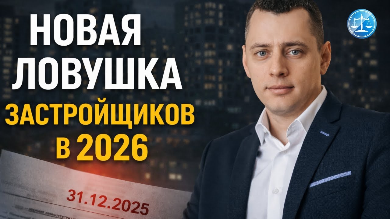 Новая схема застройщиков в 2026 году. Проверяйте дату в акте