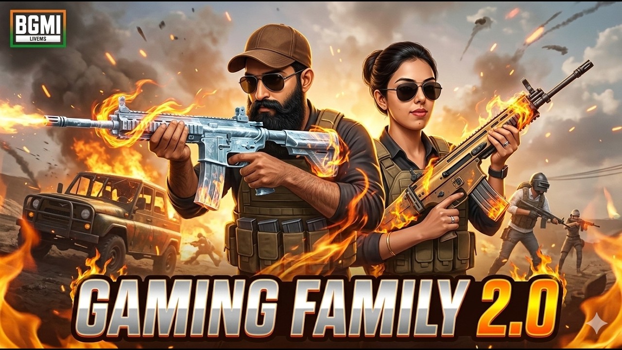 Gaming Family is Live | BGMI Rank Push |....Just for fun....