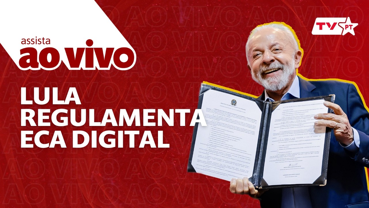 Presidente Lula assina decretos de regulamentação do ECA Digital